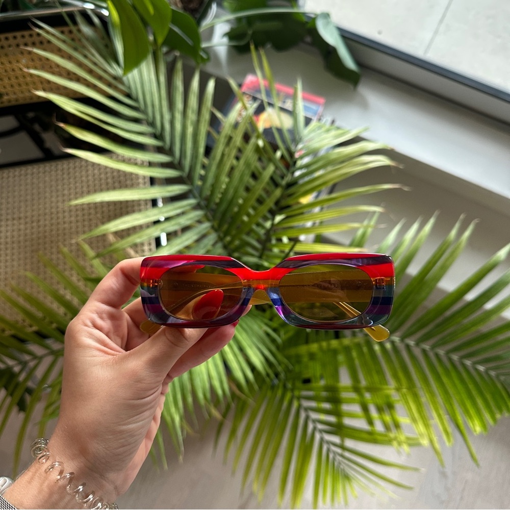 Crap Eyewear Red and Blue Sunglasses